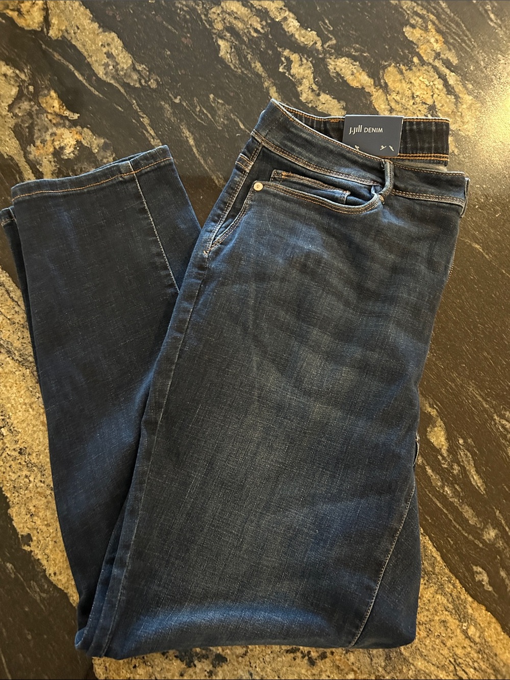 J. Jill Indigo Blue Jeans - Iconic Wash